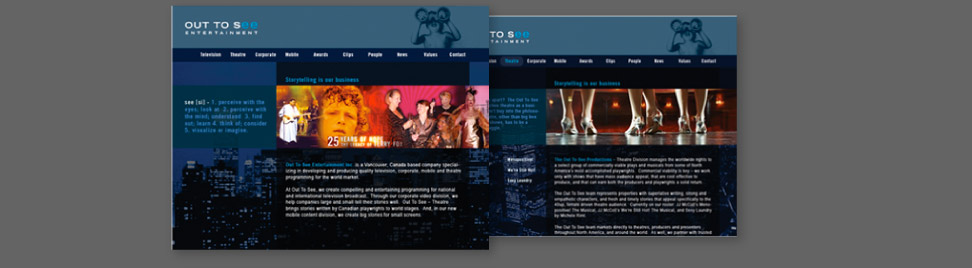 Web Design Out To See Entertainment